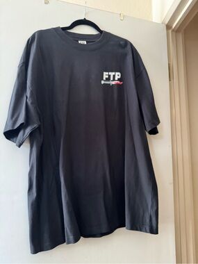 FTP + Scream Black Logo Short-Sleeve Men's T-Shirt
